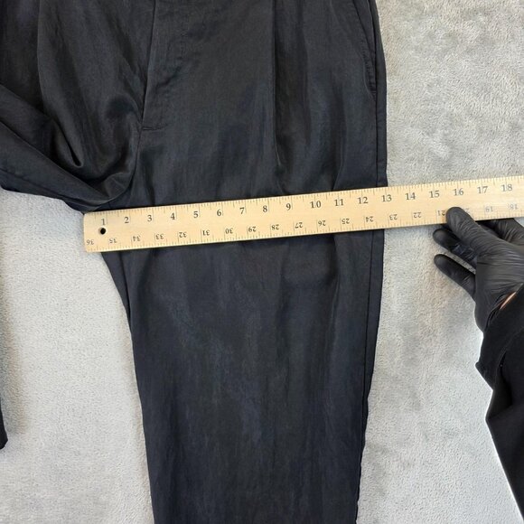 GAP Pants Womens 10 Petite Black Softsuit Trouser Tencel Lyocell Dressy Office - Picture 6 of 12